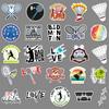 50 Badminton Doodle Cartoon Sports DIY Skateboard Mobile Phone Case Suitcase Sticker Waterproof