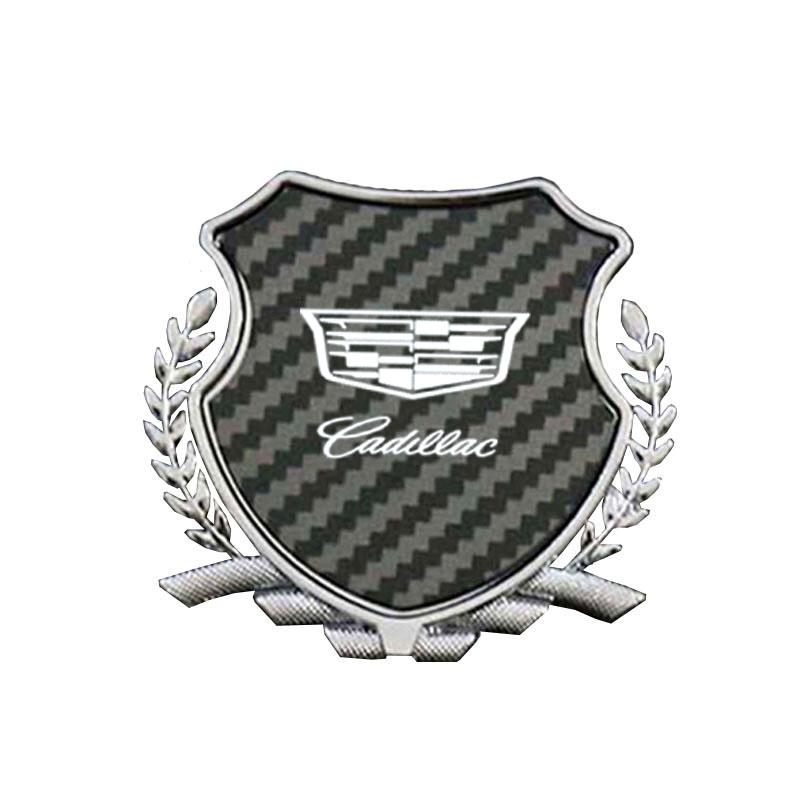 Metal Mirror Effect Car Body Emblem Rear Window Side Badge Sticker for Cadillac ATS CT4 CT5 CTS ESCALADE STS XLR XT4 XT5 XT6 XTS
