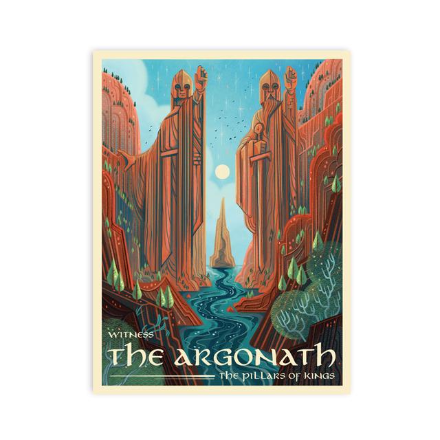 

Ретро классический пейзаж Средиземья, настенная живопись на холсте, постеры и принты, настенная картина, подарок для путешествий, гостиная, домашний декор, без рамки 60*100cm