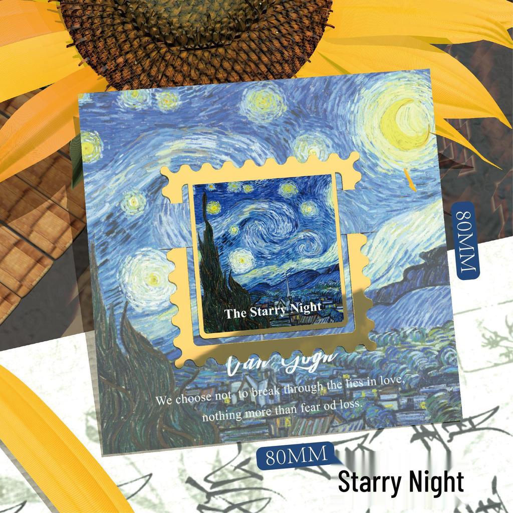 Van Gogh Ölgemälde Metall Lesezeichen - Klassischer Souvenir Clip Geschenk