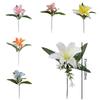 Real Touch Simulated Flower Handmade Silk Fake Bouquets Artificial Flower Branch  Window Display