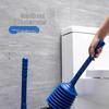 High-Pressure Leather Toilet Plunger for Unclogging Pipes and Blockages