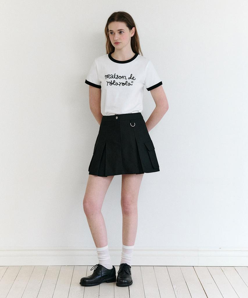 Lora Lora Cargo Mini Skirt Black