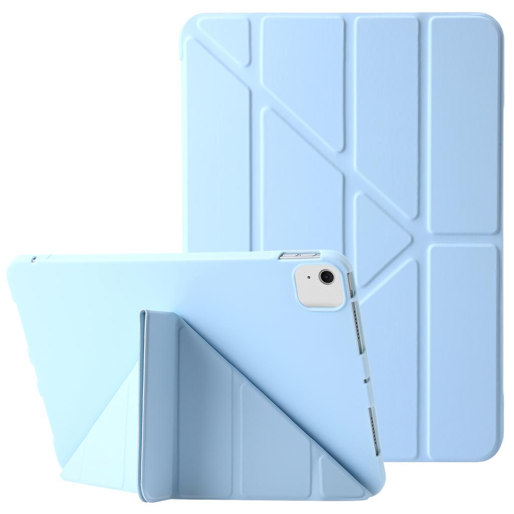 Für iPad Air 13 (2025)/(2024) Hülle Origami Ständer PU-Leder+Silikon Tablet-Hülle mit Auto Sleep/Wake