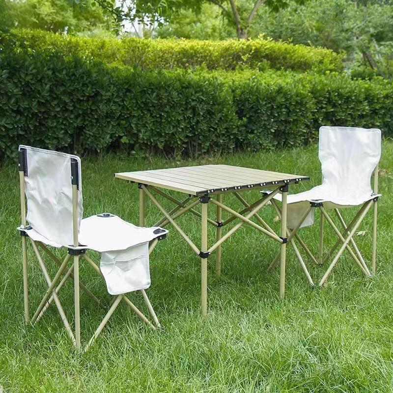 LDIWEI Portable Camping Table and Chair Set