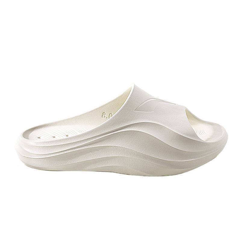 Li Ning Abriebfeste Dämpfung Rutschfeste Badeschuhe Unisex Ecru LNXU931-4