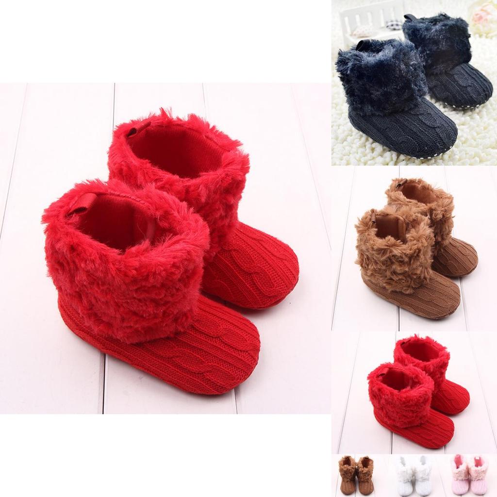 Adorable Infant Toddler Crib Shoes With Non-slip Soles For Newborns