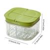 Transparent Garlic Storage Containers BPA Free Kitchen Food Crisper Case  Herb