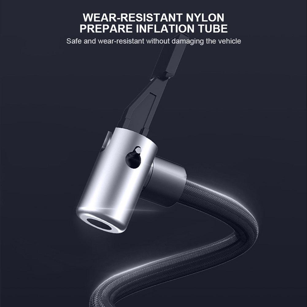 Digital Tire Pressure Gauge Intelligent Rechargeable Air Pump Wireless Air Compressor for Vehicle Motorcycle for Car Tyre Balls