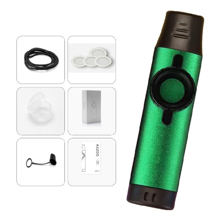 

Colorful Kazoo for Guitar, Ukulele, Piano Keyboard for Kids Adults Music Lovers зелений
