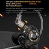 Premium Gaming Earphones Enhances Low Frequency Performances Wire Headphones Tuning Replaceable Cable Secures Fit