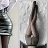 Sexy Uniforme Secreto de OL Disfraz Cosplay Atuendos de Maestra Camisa Falda Mini de Cuero Traje Juego de Rol Ropa para Discoteca Halloween