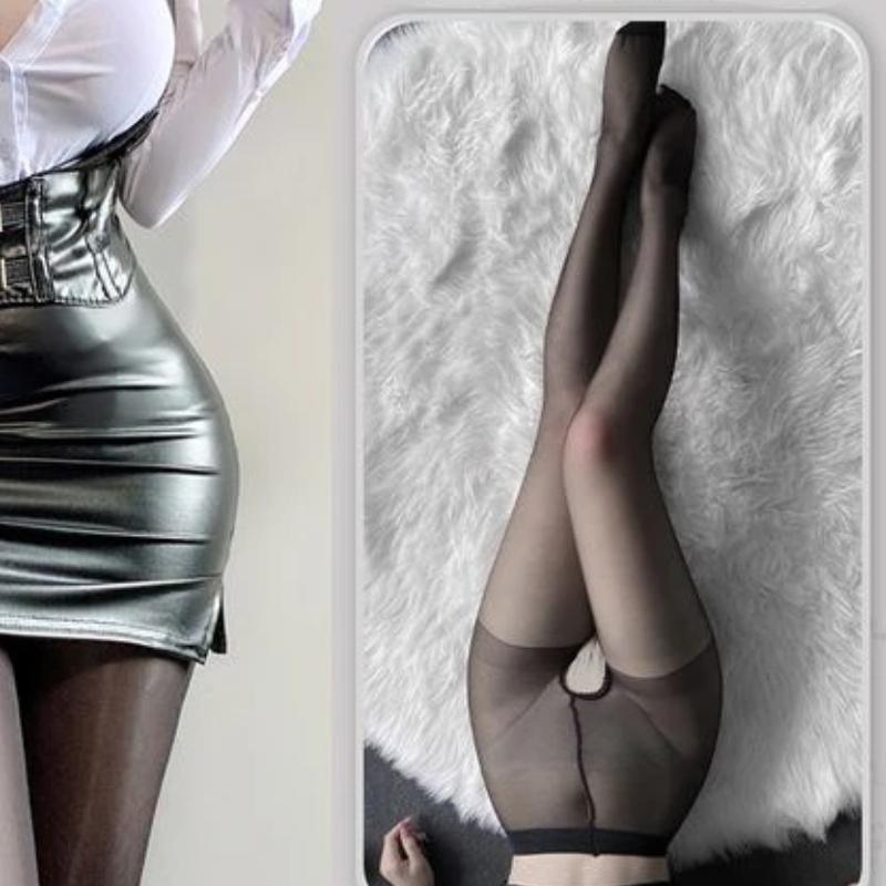 Sexy Uniforme Secreto de OL Disfraz Cosplay Atuendos de Maestra Camisa Falda Mini de Cuero Traje Juego de Rol Ropa para Discoteca Halloween