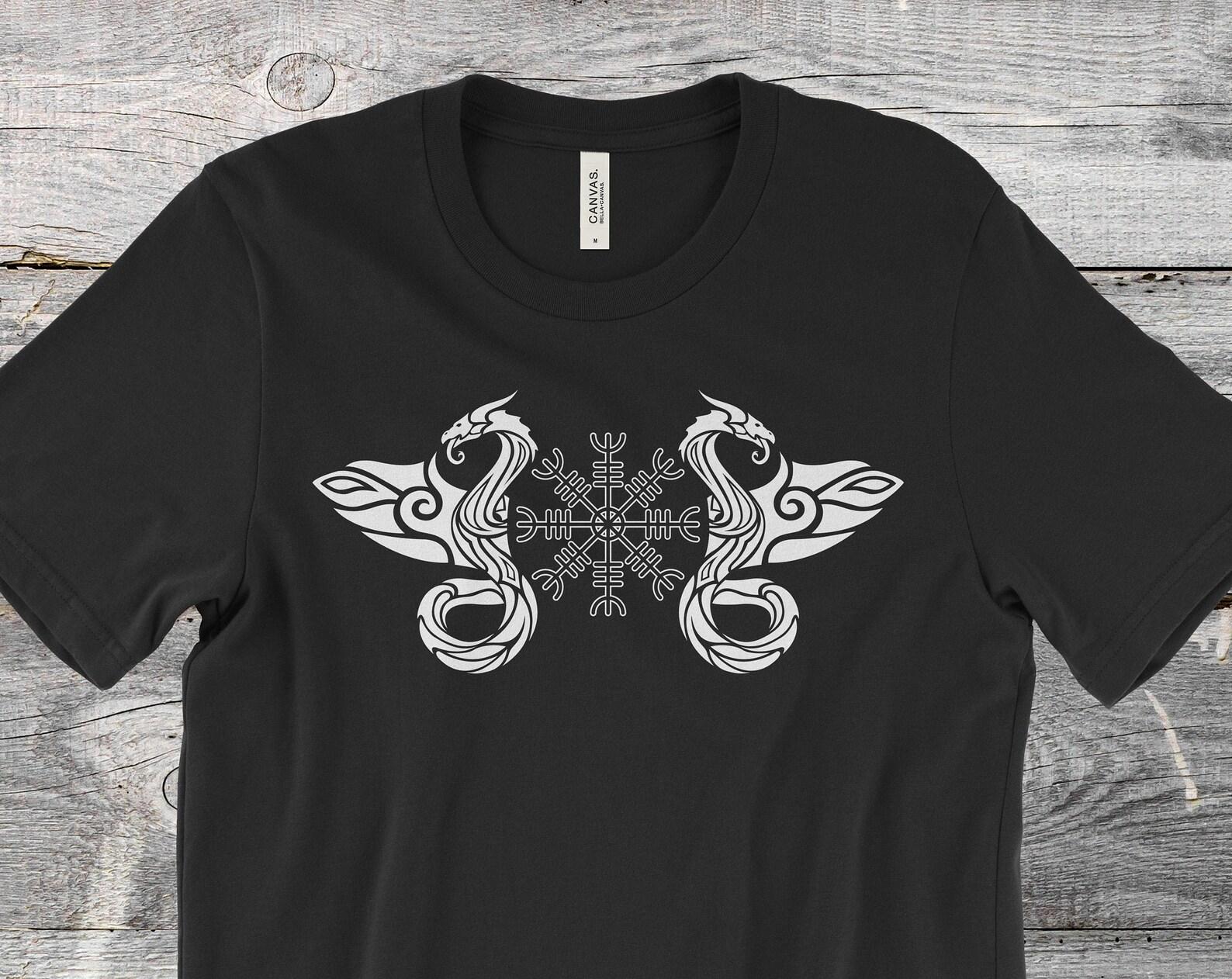 Viking Warrior Valhalla Nordic Odin Norse Vintage Vikings Costume Symbol Gifts T-Shirt, Celtic, Mythology, Viking Nordish, Thor, Viking Tour 100