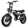 S8 černá 1000W * 2 duální motorový výkon 48V25AH odnímatelná baterie 20 * 4,0palcová pneumatika Ximano 7rychlostní hydraulická brzda maximální rychlost 45KM/H elektrické kolo