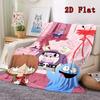 Foster's Home for Imaginary Friends 2D Flat Pattern Flannel Blanket High quality All Seasons Warmth and Comfort Perfect for Christmas Gifts.NMT0928060