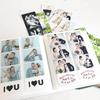 Photo Booth Photo Album - For Wedding or Party- Holds 120 Photobooth 2x6 Photo Strips - Slide In (WHITE)