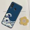 Den stora vågen vid Kanagawa För Huawei Nova Y91 Y60 Y70 Y90 Y61 3i 7i 8i 11i Nova 11 9 10 SE P20 P40 Lite P30 Pro Fodral