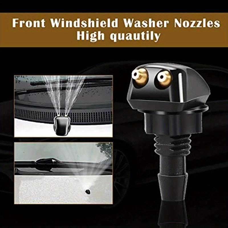 Vehicle s Windshield Washer Nozzle with Straight Pillar Nozzle