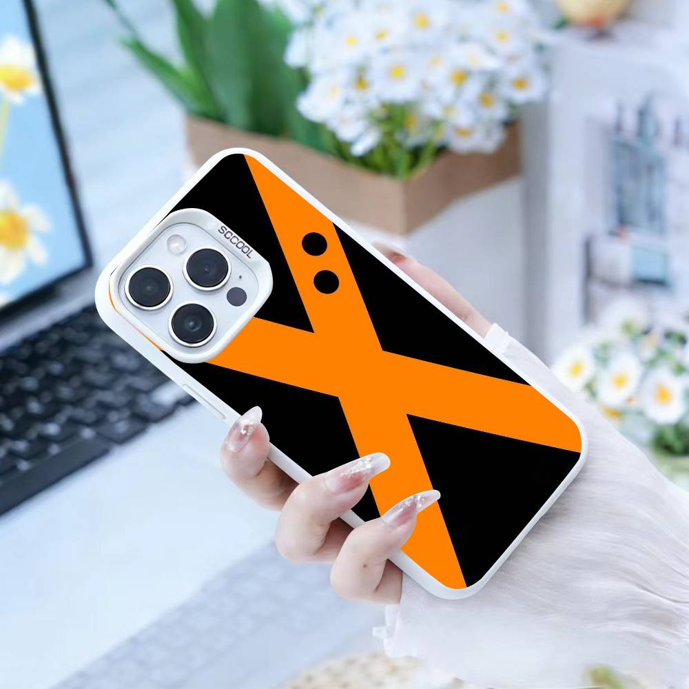 Katsuki Bakugo p-Hero Academia Phone Case For iPhone 17,16,15,14,13,12,Pro MAX Black Matte Shockproof Cover