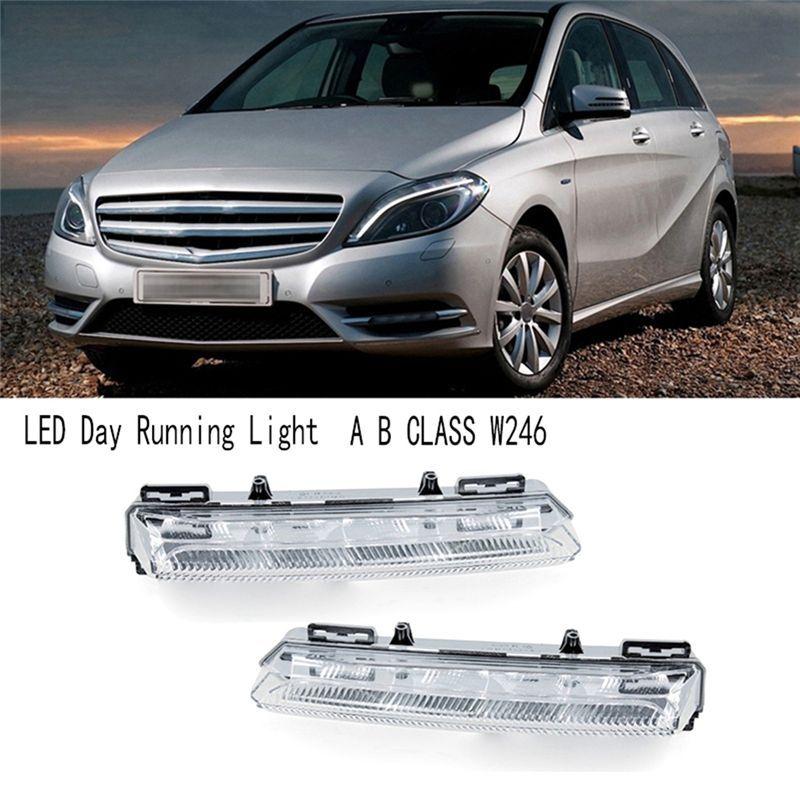 Powerful W246 2049069100 Car LED Day Running Light Front Fog Lights For Mercedes Benz A B CLASS Left