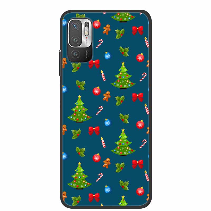 

Christmas Cartoon Case For Xiaomi Redmi Note10 Case Silicone Soft TPU Cover for Xiaomi Redmi Note 10T 10 Pro 4G 5G 10S 9T 9 Case Redmi Note 10 4G