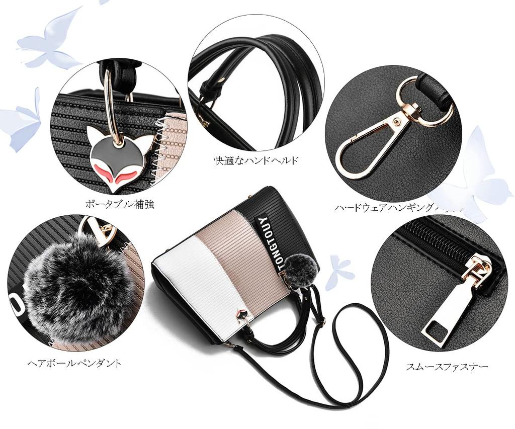 [Chikencall] Women's Fashion Handbag, Commuter Tote Bag, Business Bag, School Entrance Ceremony Shoulder Bag, Birthday Gift, PU Leather Crossbody Bag