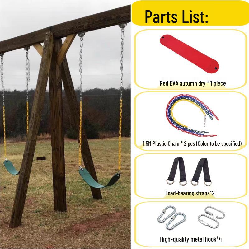 EVA Soft Indoor/Outdoor Child's Swing with Iron Chain and Cradle Seat