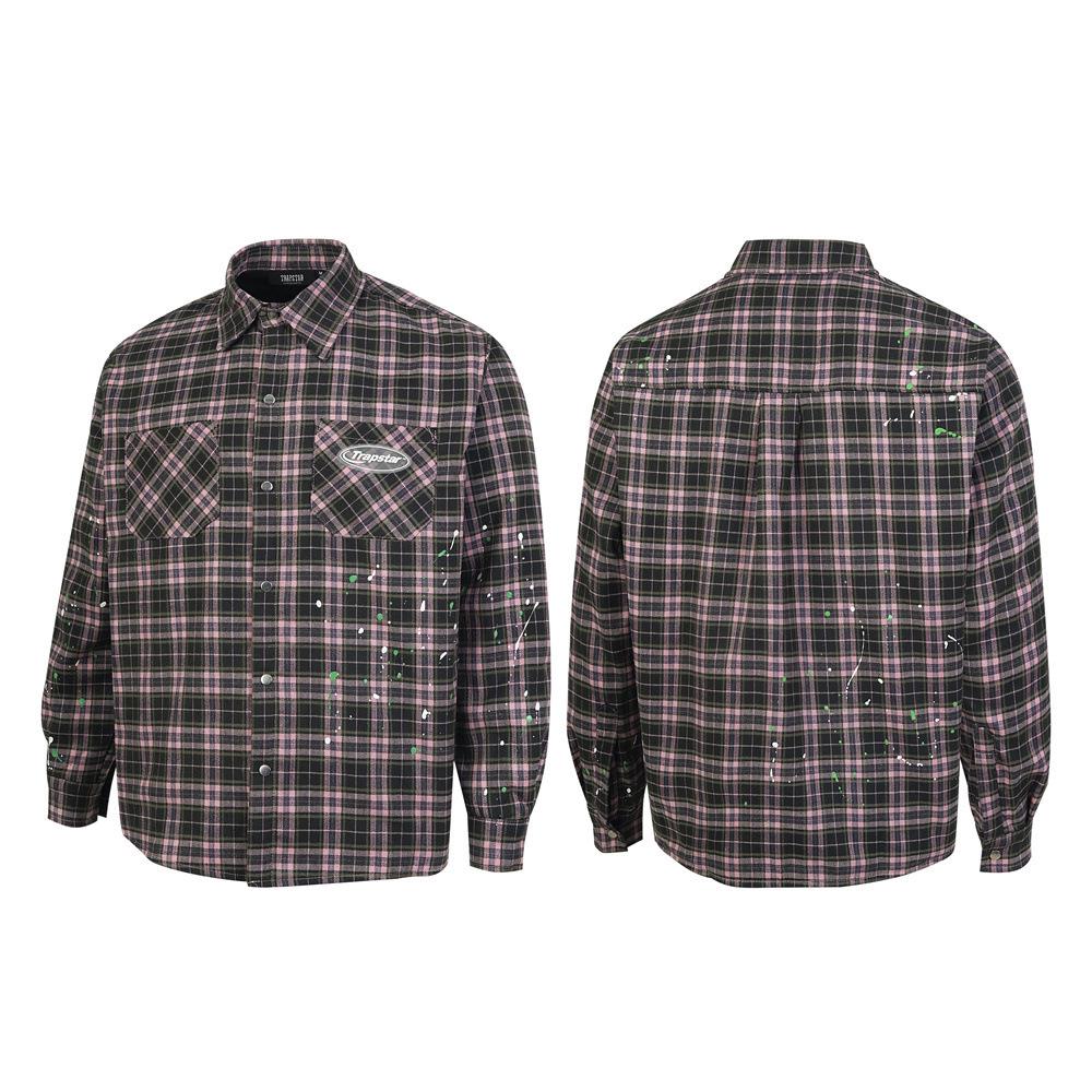 Trapstar Retro Cotton Jacket with Stand Collar and Small Embroidered Logo, Blue, Loose-Fit for Couples