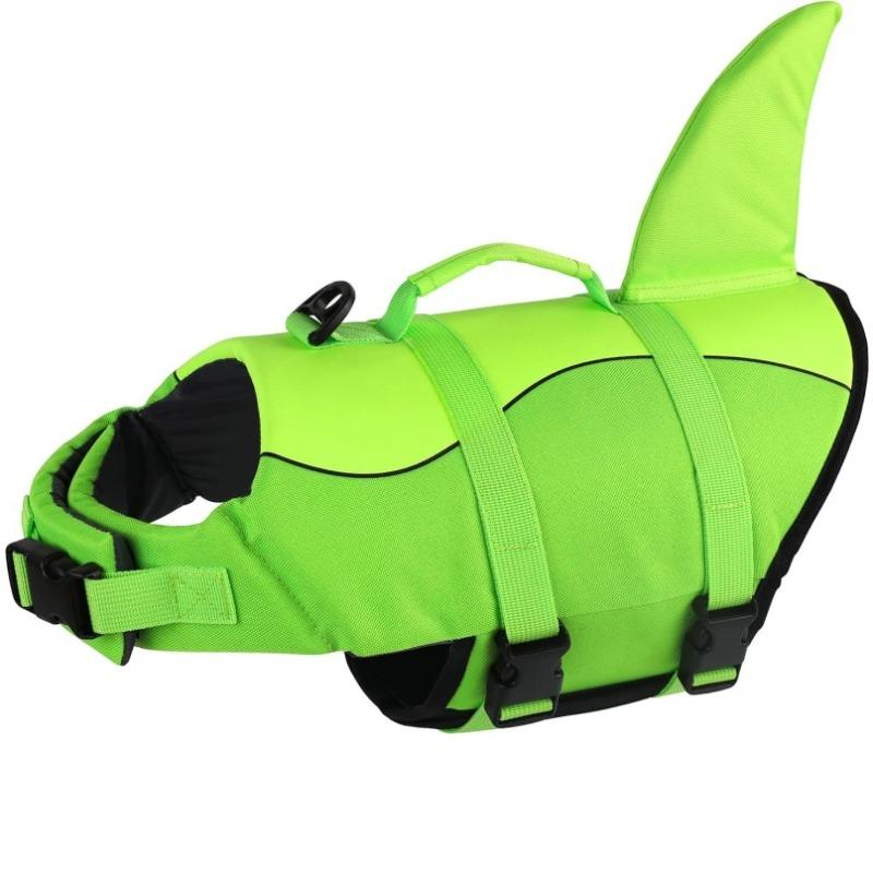 Pet Dog Life Jacket Pets Cat Dogs Life Jackets Puppy Cats Large Dogs Summer Swimming Safety Vest with Handle Rescue Clothes