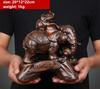 Fortune Wealth Elephant Flexor's Living Room Office Gourd Mother and Child Elephant Crafts