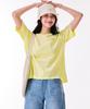CHASECULT Women'S Cropped Short Sleeve T-Shirt With Varied Hem - Dbzg5851C06