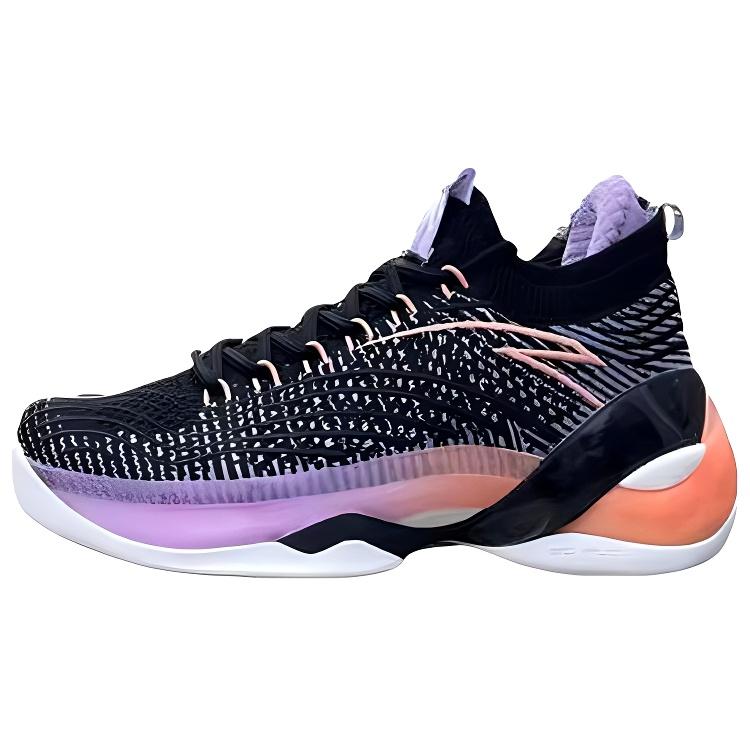 

new TANGPUSEN x Anta KT7 Anti Slip Wear Resistant Low Top Basketball Shoes Men s Black Purple 40