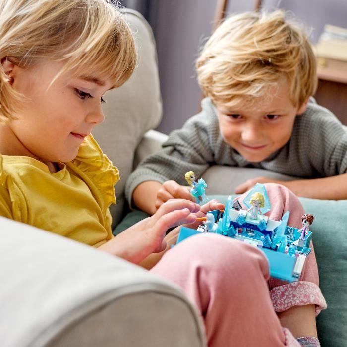 LEGO® Disney Princess™ 43189 Ledové království 2 Dobrodružství Elsy a Nokka v pohádkové knize, Kreativní hračka pro děti