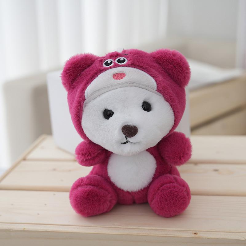 Adorable Transforming Teddy Bear Plush Toy With Hoodie Perfect For Birthday Gifts