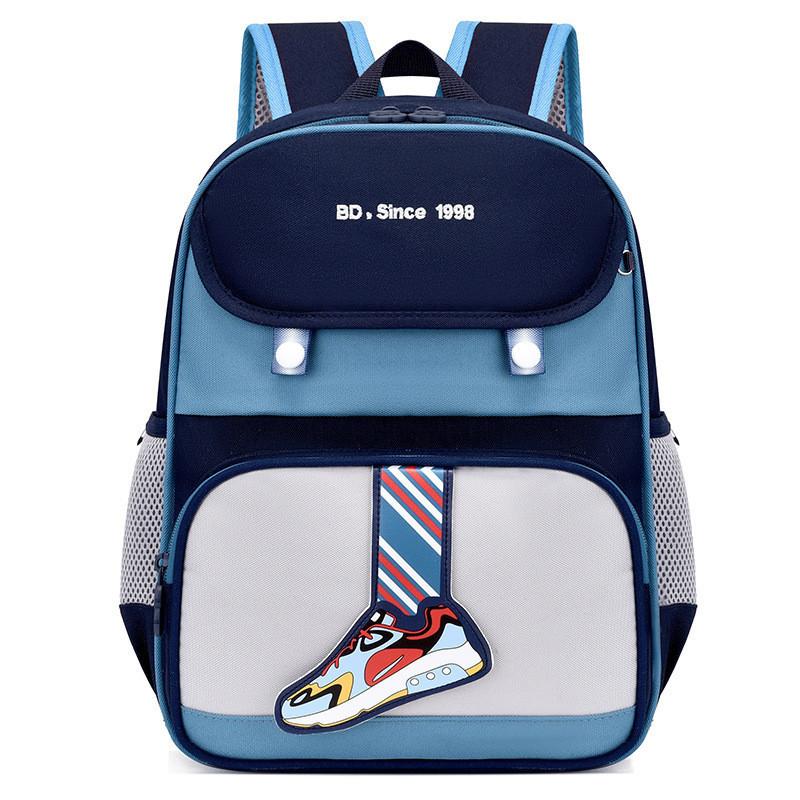 Adorable Cartoon Kids Backpack Breathable Oxford Cloth Large Capacity School Bag For Boys And Girls