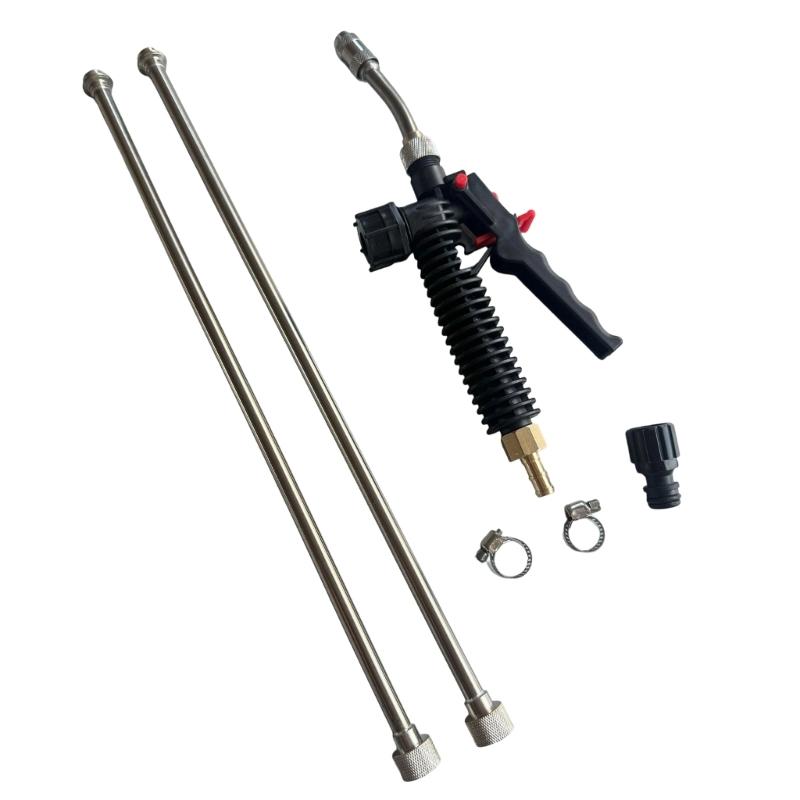 Detachable Extended Handle Effective Washer constructed From Stainless Steel And ABS For Car Garage Outdoor Cleaning