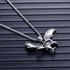 Vintage Eagle Men'S Necklace, Eagle Predator Pendant, Hip Hop Wear Accessories