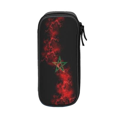 Morocco Maroc Flag Moroccan Pencil Cases New   Pen Bags Girl Boy Big Capacity School Supplies Zipper Pencil Pouch