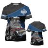 Vintage T-shirt For Men 3d Printed Mechanical Tool Short-sleeved High Quality T Shirt Fashion Streetwear Tee Tops