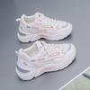 2025 Popular Spring Thick-soled Non-slip Dad Shoes Mesh Breathable Running Sneakers Fashionable Soft-soled Little White Shoes Women