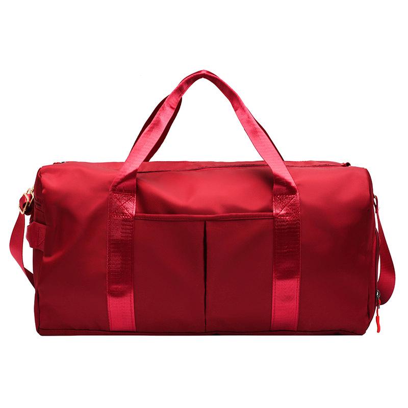 Shoe Compartment Yoga Sports Bag With Wet/Dry Separation, Women's Logo, Large Capacity for Short Trips
