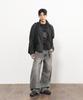 BEGIN202 Arc Curved Denim Pants [Washed Grey]