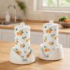 Large Capacity Vertical Napkins Rack Plastic Paper Roll Stand Tissue Stand  Kitchen