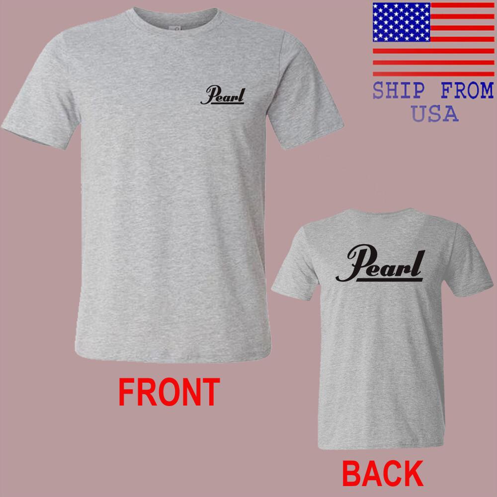 Pearl Drums Popular Men#039;s Grey Size S5XL Unisex T-Shirt L