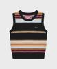 SINOON Sinoon Mix Stripe Knit Vest (Black Mix)