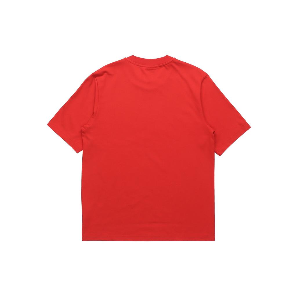 Adidas Originals Trefoil Logo Loose Short Sleeve T-Shirt Men Tops Red FM3796