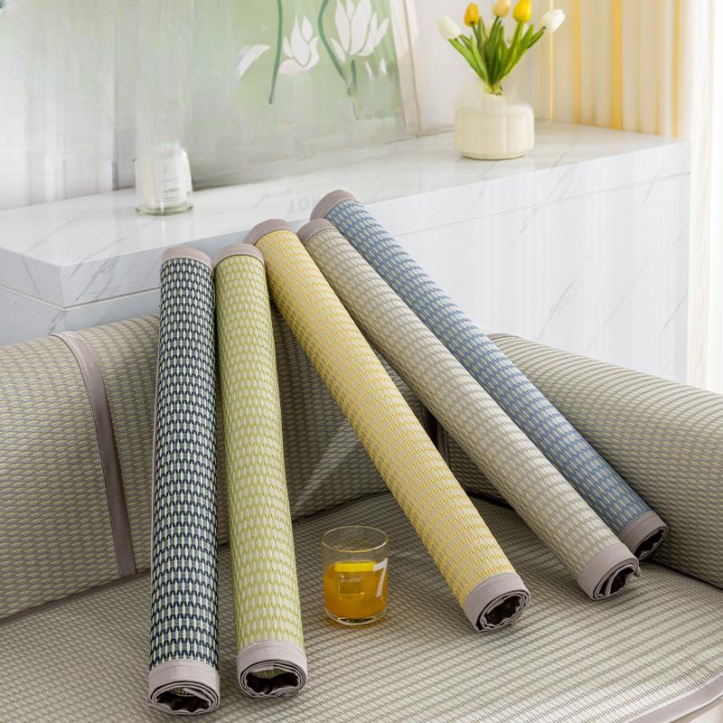Rattan Mat Sofa Cushion Summer Summer Summer Sofa Mat Seat Cushion Simple Modern Ice Silk Non-Slip Seat Cover Cover Cloth