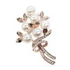 1PC Wedding Party Jewelry Gift Brooch Pins Imitation Pearl Women Rhinestone Clothing Accessories Brooches Fashion Brooch