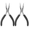 2Pcs Round Nose Pilers 4 In 1 Multifunction Hand Made Tool for Wire Wrapping Jewelry Watch Making
